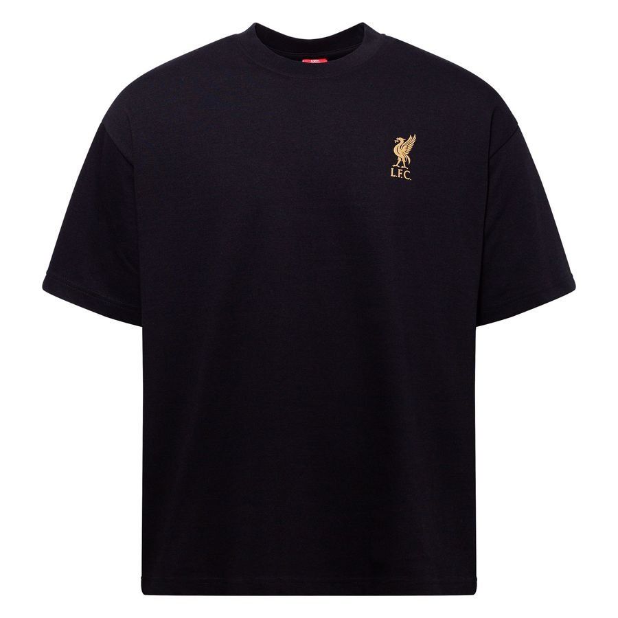 Liverpool Oversized T-Shirt Champions Trophy - Black/Gold - Men's-SoccerKits Hub | Buy Soccer Jerseys Online